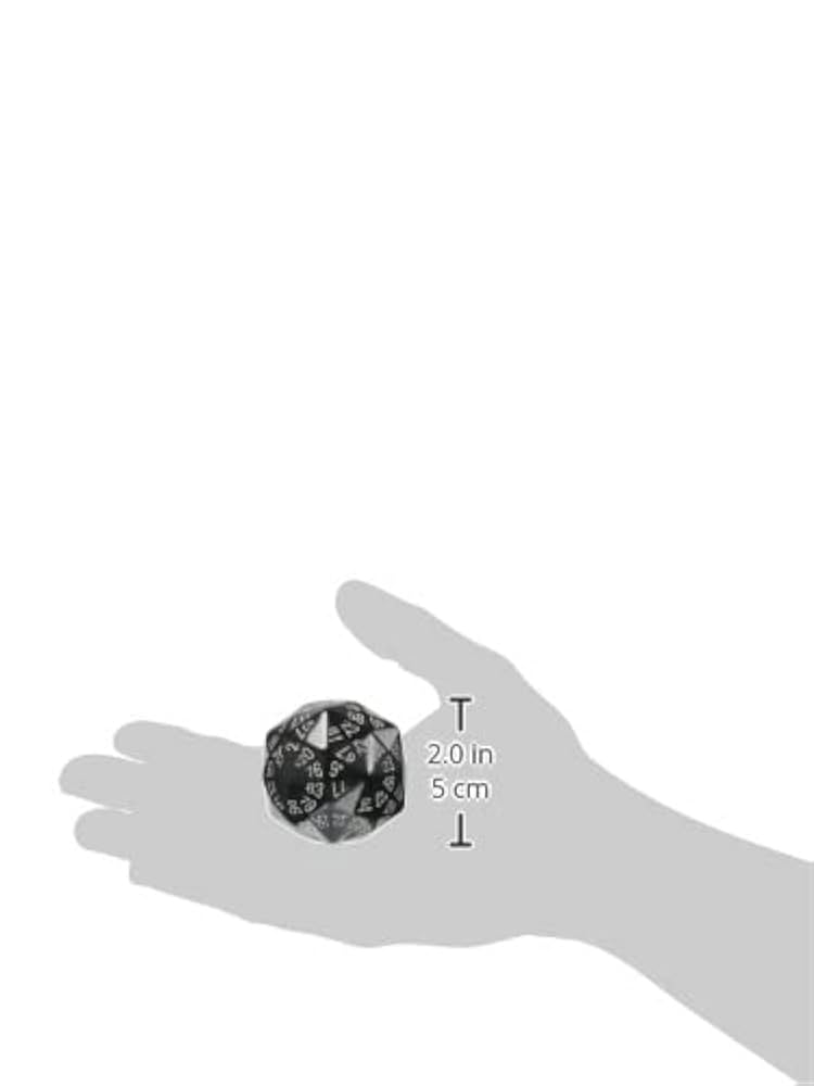 Amazon | イメージミッション木鏡社 ダイス 120面ダイス 50mm 黒